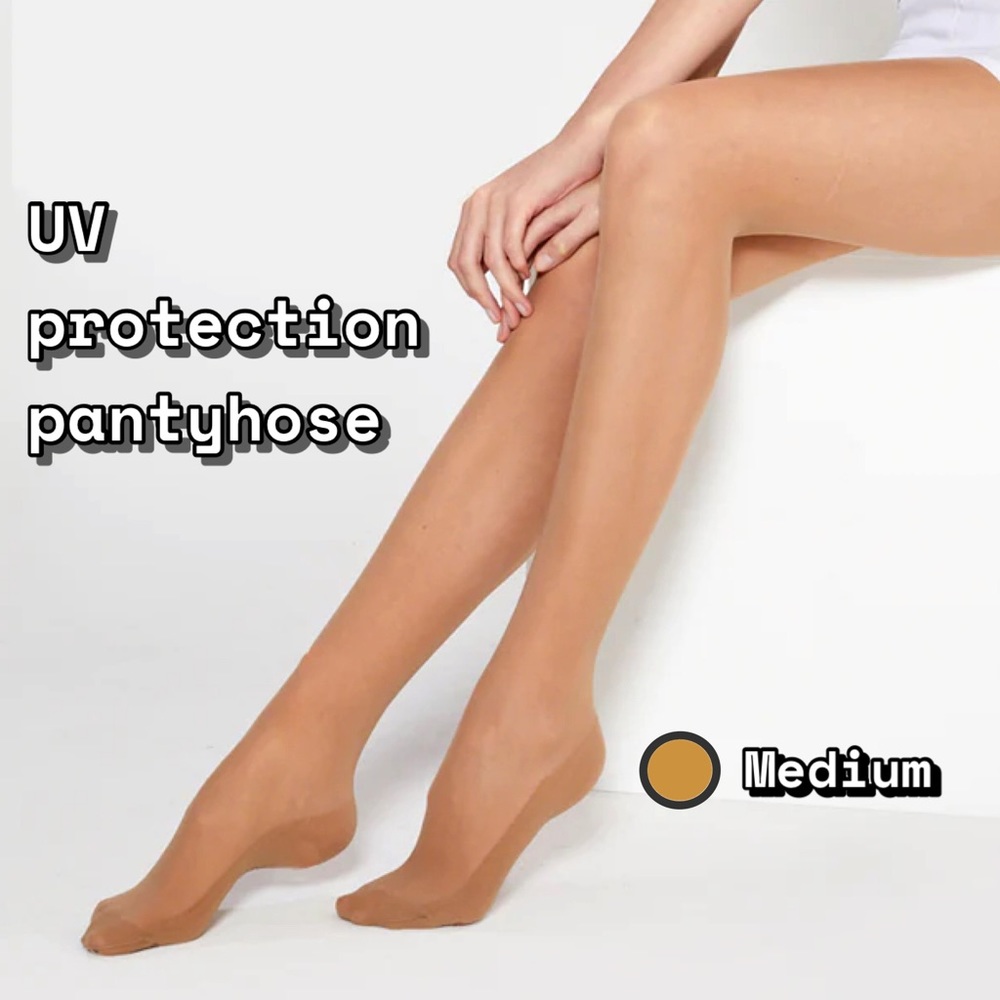 Dalot 30D UV Block Golf Pantyhose Medium Made in Korea NWOT
